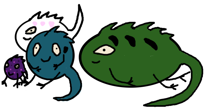 A hand offering kibble to a pudgy lizard.